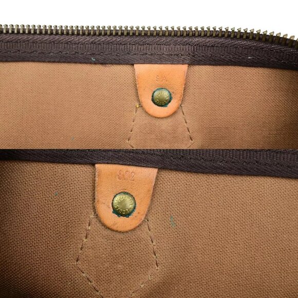 LOUIS VUITTON Speedy 40 Travel Hand Bag Monogram Leather Brown - Picture 8 of 15